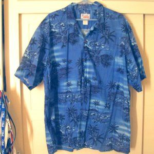 Hawaiian Shirt 3XL Blue "Hawaii" brand